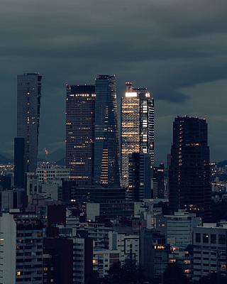 Modern skyline panorama