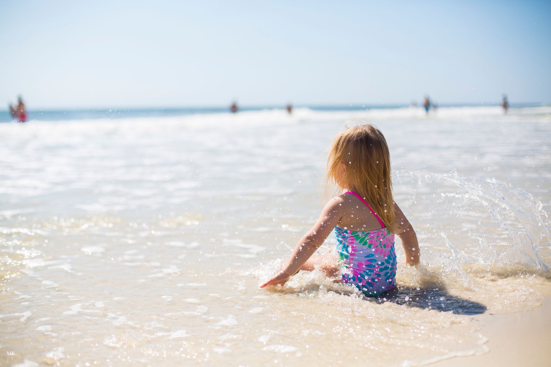 Barefoot on warm sand